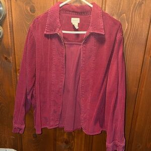 Northcrest Corduroy Blazer - Red